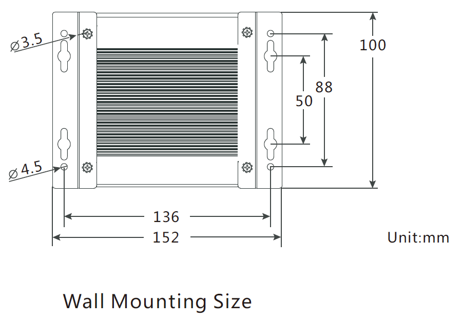 E310 Modular Fanless Embedded IPC wall mounting