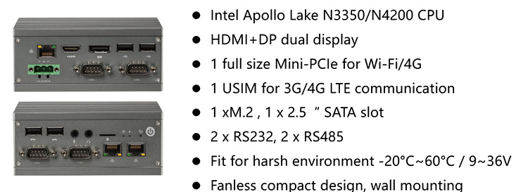 E310 Fanless PC